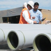 Midiendo espesor Zahir granallados y pinturas